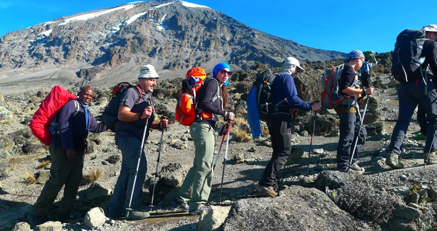 6 days mount kilimanjaro joining group via machame